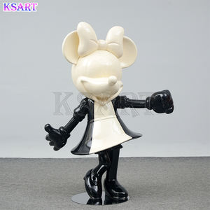 Artesanías <span class=keywords><strong>de</strong></span> resina, lindas esculturas <span class=keywords><strong>de</strong></span> fibra <span class=keywords><strong>de</strong></span> vidrio <span class=keywords><strong>de</strong></span> Minnie y <span class=keywords><strong>Mickey</strong></span> para hacer figuras <span class=keywords><strong>de</strong></span> <span class=keywords><strong>dibujos</strong></span> animados - Product Image 5