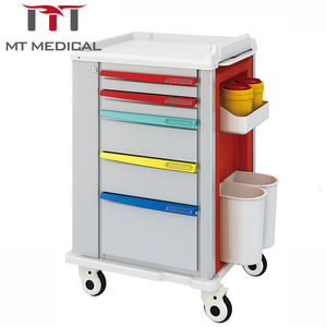 MT 의료 병원 장비 ABS 비상 카트 충돌 마취 카트 병원 약물 비상 트롤리 - Product Image 6