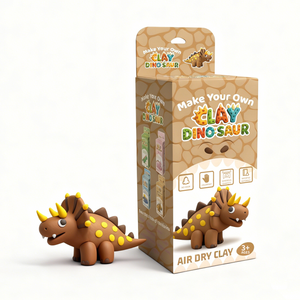 Kit de Pâte à Modeler Dinosaure T-Rex Personnalisé - Fournitures d'Art Créatif DIY Non Toxiques à Séchage à l'Air pour Enfants, Vente en Gros, OEM Usine - Product Image 1