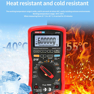 เครื่อง L50อัตโนมัติ1000V ดิจิตอลมัลติมิเตอร์แบบมืออาชีพ UT197 UNI-T - Product Image 2