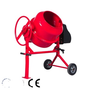 เครื่องผสมคอนกรีตไฟฟ้าแบบพกพาคุณภาพสูง ความจุ 180 ลิตร แบบเทด้วยมือ เครื่องผสมปูนแบบมือถือสำหรับงานก่อสร้าง - Product Image 1