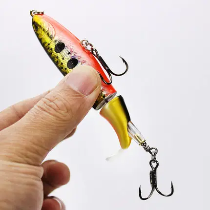 Wholesale Lures Fishing Oem 100mm 13g Flexible Whopper Popper Fish Lure Bait Pesca Artificial Bait Fishing Lures