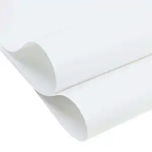 Impresión personalizada simple blanco PVC Flex banner rollo PVC Digital Print Media coated Flex banner