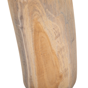 Butée de porte cylindrique en bois de teck avec poignée en corde pour la décoration intérieure, étagère, table basse, salon - Product Image 5