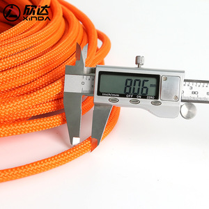 Corde de sauvetage Xinda 8 mm avec âme en acier et polyester, corde de sécurité pour évacuation en hauteur - Product Image 2