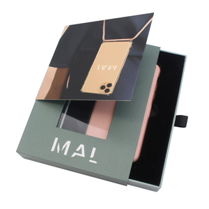 Chất lượng cao trượt mở ngăn kéo giấy điện thoại di động điện thoại trường hợp bìa treo bao bì bán lẻ hộp - Product Image 4