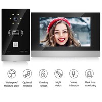 Système d'interphone vidéo TCP/IP sonnette de porte électrique WIFi Tuya Smart Cat 5 réseau Audio vidéo interphone sonnette de porte caméra pour Villa