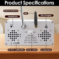 Penerima Radio Full-band TEF6686, Radio FM AM Digital Sensitivitas Tinggi