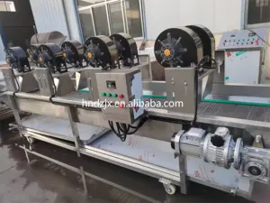 Dzjx tự động nghệ măng tây Wagon cắt máy giặt cọ Ngày Trái cây và rau Con lăn Bàn chải máy làm sạch