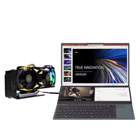 Ordinateur portable double écran Intel i7 de haute qualité avec écran IPS 1920x1080, taux de rafraîchissement 120 Hz, stockage SSD+HDD – Nouveau modèle professionnel