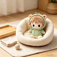 Poupée en coton personnalisée K-pop Star, taille mini, broderie 3D, motif facial, jouet en tissu cousu main, personnage, peluche souvenir OEM pour fans