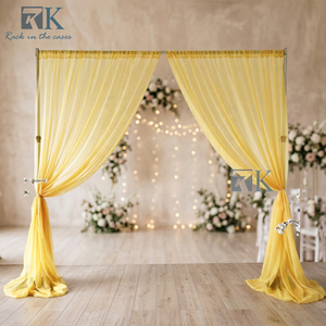 Complete Set Pipe Drape Stand Portable Aluminum Pipe Kit with Stable Base <b>Plate</b> - Product Image 1