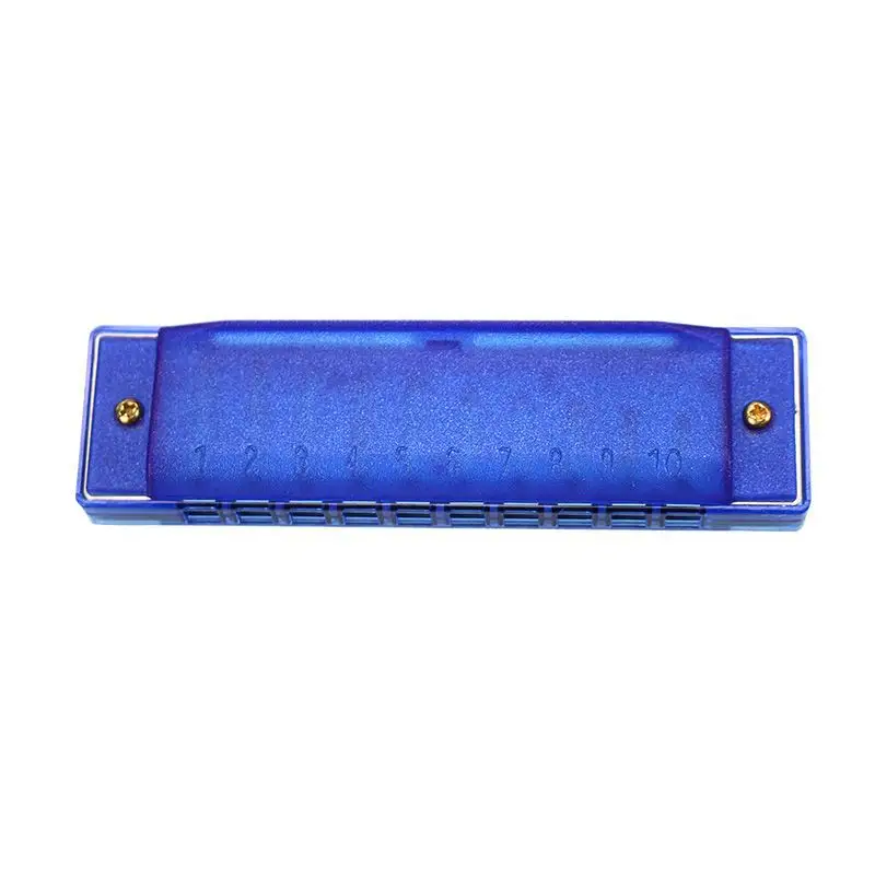 Wholesale of 10-hole tunable music children's musical instruments gift beginner plastic harmonica