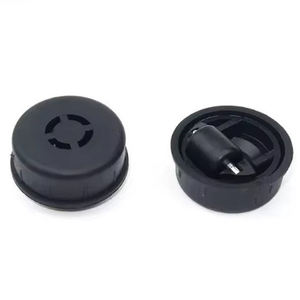 Roulettes pivotantes dissimulées pour meubles, diamètre 36 mm, jante intérieure ABS 9 mm, roues à revêtement plastique noir, capacité 15 kg, fourniture d'usine - Product Image 4