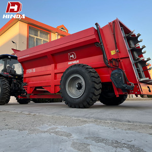 Épandeur de fumier solide à double essieu 6m³ – Machine robuste pour l'épandage de fumier de bétail et de compost – Matériel agricole pour ferme laitière - Product Image 1