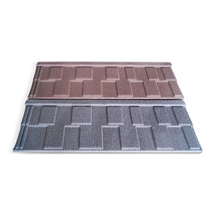 Carrelage de toit en pierre revêtu, goutteurs d'eau, de couleur vin rouge, vente en gros - Product Image 3