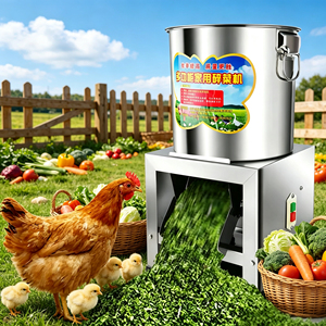 Nouvelle Arrivée - Broyeur Électrique de Fruits, Légumes et <span class=keywords><strong>Choux</strong></span> en Acier Inoxydable - Machine à Hacher l'Herbe pour Alimentation des Poulets, Canards et Oies - Product Image 1
