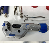 Kit d'outils professionnel pour le sertissage et le flambage des tuyaux en cuivre, plastique et aluminium pour la réfrigération, type filtre déshydrateur