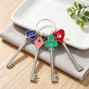 Porte-clés en métal avec pendentif carte <span class=keywords><strong>de</strong></span> poker Game R Evil Remake pour clés <span class=keywords><strong>de</strong></span> <span class=keywords><strong>voiture</strong></span> - Product Image 4
