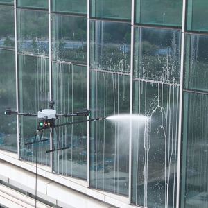 โดรนล้างหน้าอาคาร JIUSI D15R โดรนล้างกระจกหลังคา โดรนทำความสะอาดอาคาร - Product Image 1