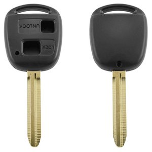 Chiave remota a 2 pulsanti vuota con TOY43 Blade batteria su circuito stampato senza Transponder per Toyota Yaris Aygo Auris- - Product Image 3