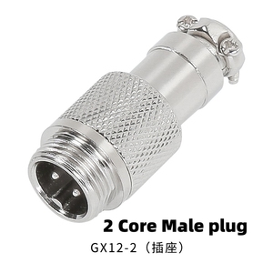 ชุดขั้วต่อการบิน GX12 แบบ 2-7 พิน - ปลั๊กตัวผู้และตัวเมียแบบเกลียว M12 สำหรับอุปกรณ์อุตสาหกรรมหนัก |   มาตรฐาน RS765 - Product Image 6
