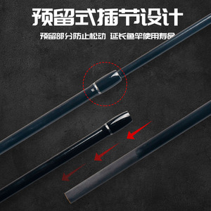 คันเบ็ดตกปลา Guangwei รุ่น 1682UL คาร์บอนไฟเบอร์ ปลายคันแข็งแรงพิเศษ แอคชั่นเร็วมาก สำหรับตกปลาทะเลและปลาบาส - Product Image 2