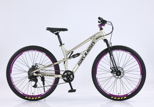 <span class=keywords><strong>GUNS.N</strong></span>.<span class=keywords><strong>ROSES</strong></span> Bicicletta da Montagna Downhill in Lega di Alluminio 27,5 e 26 Pollici con Freni a Disco e Ammortizzatori - Product Image 2
