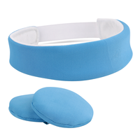 Masque oculaire chaud/froid en coque de noix, compatible micro-ondes, avec deux compresses chauffantes amovibles et indépendantes, réutilisable pour les yeux secs, les sinus, les maux de tête et le stress