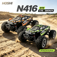 Voiture RC HOSHI à l'échelle 1/16, N416 4WD, voiture de course tout-terrain haute vitesse, véhicule télécommandé avec une portée de 100 m, 2,4 G, prêt à rouler