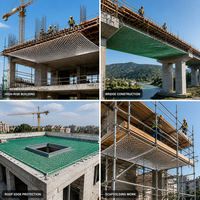 Filet de sécurité horizontal pour la construction, protection contre les chutes, filet anti-chute, filet de sécurité en altitude, stabilisé aux UV