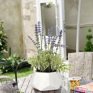 Flor de Lavanda Artificial Seca para Decoración del Hogar, Interior y Exterior - Product Image 1