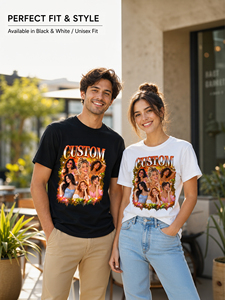 Camiseta Unisex de Manga Corta, Tejida y Transpirable, con Foto Personalizada Impresa, 100% Algodón - Product Image 3