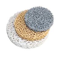 Filtre en céramique poreux en mousse de carbure de silicium SIC pour la coulée de fer/fonderie 10-60ppi épaisseur 13mm 22mm filtre en céramique diamétral