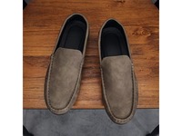 Chaussures de course confortables pour hommes, à enfiler, avec empeigne en PU souple, semelle extérieure en caoutchouc, doublure en coton, légères, antidérapantes, décontractées, pour tous
