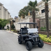Lexsong Golf Cart 4 sièges 72v système ca 4kw 5kw 7kw moteur ca Risun G2 4Kw moteur pour adultes visite touristique