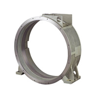 Fabricant de fonderie de fonderie sur mesure en fonte de sable, base de boîtier de stator de moteur en fonte grise en forme d'anneau