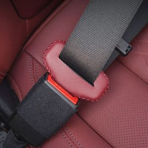 Housse de protection universelle en cuir pour <span class=keywords><strong>ceinture</strong></span> de sécurité de <span class=keywords><strong>voiture</strong></span> 2 points, coussinet de bandoulière, accessoires auto - Product Image 5