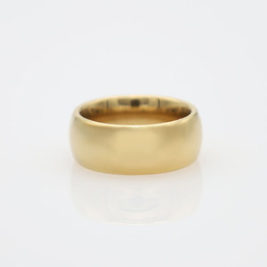 Classic Drum Shape Mirror Finish Stainless Steel <b>Ring</b> For Women Wedding Jewelry - Product Image 1