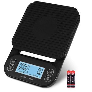 High Accuracy 2kg/0.1g Coffee Scale with Timer Pour Over Coffee Scale Time Baking Cooking Espresso Scale with Batteries Included