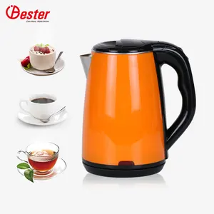 double wall water kettle intelligent electric kettle smooth touching handle water boiler