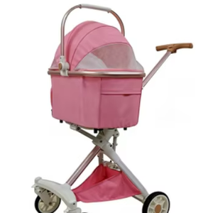 Poussette de luxe pour <span class=keywords><strong>animaux</strong></span> de compagnie 701, fabriquée <span class=keywords><strong>en</strong></span> usine, <span class=keywords><strong>en</strong></span> aluminium aéronautique, système <span class=keywords><strong>d</strong></span>'amortissement, pour petits <span class=keywords><strong>animaux</strong></span>, utilisation <span class=keywords><strong>en</strong></span> extérieur, sac de <span class=keywords><strong>transport</strong></span> pour chien/chat - Product Image 1
