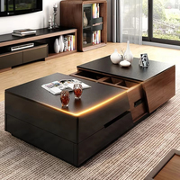 Mobilier nordique moderne de luxe pour coin salon industriel meuble TV et ensemble de tables basses design