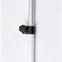 Offre Spéciale – Mât de Prisme en Aluminium de 2,5 m/3,6 m/5,2 m pour Station Totale/Théodolite/Instrument de Topographie avec Verrouillage Rapide par Torsion