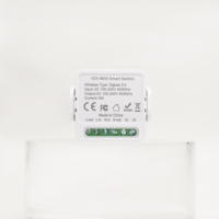 SIXWGH Zigbee Smart Switch 1-Gang Tuya Alexa Compatible avec Google Home, Commutateur d'éclairage intelligent direct d'usine pour la domotique,