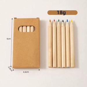 Wholesale Custom Logo 3.5 Inch Colored Mini <b>Color</b> Set with Kraft Paper Box for Children or Kindergartens Activities - Product Image 3