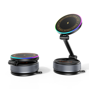 <span class=keywords><strong>Support</strong></span> de téléphone magnétique sans fil à aspiration Boneruy K37S, charge rapide 15W 720 °   <span class=keywords><strong>Support</strong></span> rotatif - Product Image 1