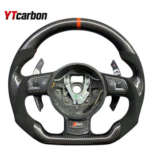 <span class=keywords><strong>Volant</strong></span> en fibre de carbone et daim italien YTcarbon pour TT R8 TTS TTRS S3 8P MK2 MK3 B8 A3 A4 A5 A6 S1 S2 S5 RS3 RS4 RS5 <span class=keywords><strong>RS6</strong></span> RS7 <span class=keywords><strong>C6</strong></span> - Product Image 2