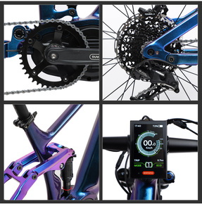 Vélo de montagne électrique 29 pouces, Ebike, Bici Elettrica, 1000W, moteur central Bafang MG10, suspension intégrale, vélo de montagne électrique - Product Image 3