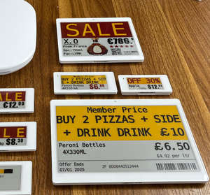 Écran E Ink SPI API, Afficheur électronique E-Paper SPI, Étiquettes de rayon électroniques, 2.4GHz BLE 5.0, Eink EPD 7.5 pouces, Étiquette de prix numérique ESL - Product Image 1